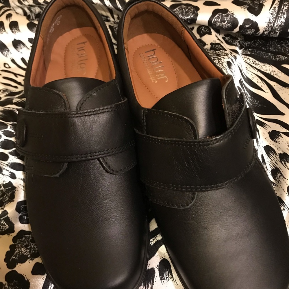 Hotter comfort shoes in Black in 8.5 EEE width
